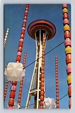 Seattle WA-Washington, Worlds Fair, Space Needle, Vintage Souvenir Postcard picture