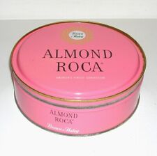 Vintage Brown and Haley Almond Roca Candy  Pink Key-Open Tin, 1960's Tacoma picture