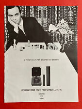 1983 Shiseido Serge Lutens Perfume Black Number Advertisement Vintage 80s Collection picture