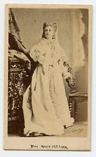 Victorian Theater Stage Actress Mrs. Scott Siddons, Vintage CDV Photo by Sarony picture