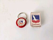 Allegheny Airlines USAIR Defunct Jet Custom Class Matches Snap Keyring Vintage picture