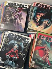 Epic Illustrated 1-34 1980-1986 Marvel Magazine Complete Run Set Mid Low Grades picture