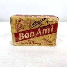 Vintage Bon Ami Cleaning Cake Soap Bar Sealed 9 1/2 Oz Polishes as it Cleans picture