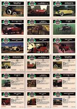 1992 ANTIQUE CARS FIRST COLLECTOR EDITION COMPLETE BASIC TRADING CARD SET picture