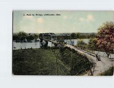 Postcard E. Main Street Bridge Chillicothe Ohio USA picture