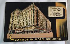 1949 Los Angeles California Hotel Alexandria Postcard Unused picture