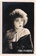 Postcard RPPC Mae Murray, American Silent Film Actress, Dancer, Leonar 1920-1925 picture
