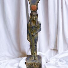 RARE ANCIENT EGYPTIAN ANTIQUES Statue Large Of Goddess Hathor Pharaonic Egypt BC picture