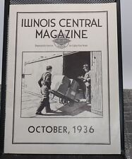 Illinois Central Railroad Magazine October 1936 Loading Freight Car picture