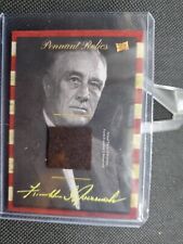 President Franklin D. Roosevelt Pieces Of The Past AUTHENTIC PENNANT RELIC    KF picture