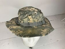 US Army Hat Hot Weather Type IV Universal Camo ACU Boonie Bucket Hat Size 7 1/2 picture