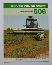 1969 Oliver 506 Hydrostatic Drive Windrower Brochure picture