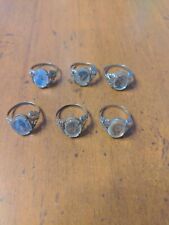 Costume Jewelry Set of 6 Religious rings of Jesus, Mother Mary etc. picture