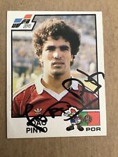 Joao Pinto, Portugal 🇵🇹 UEFA Euro 1984 Panini hand signed picture