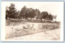 Jenkins MN Postcard RPPC Photo Scene At Red Cedar Lodge Whitefish Lake c1910's picture