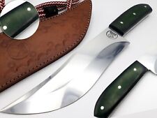 RARE HEAVY BLADE MACHETE HUNTING COMBAT BOWIE BEST KNIFE MICARTA HANDLE picture