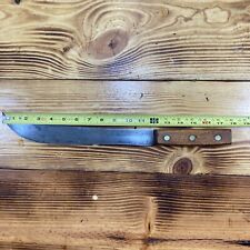 Vintage DETROIT CASING CO. Extra Large Butcher Chef Knife Very Rare picture