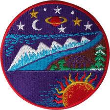 Moon Sun Star Planet Patch Iron On Sew On Embroidered Badge Embroidery Applique picture