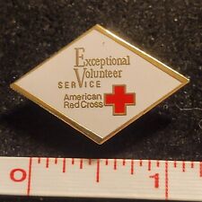 Exceptional Volunteer Service American Red Cross gold tone pin lapel vest picture
