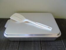 VTG Foley 9x13 Aluminum Cake Pan w/ Spatula w/ Cookie Sheet Lid New Open Box picture