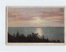 Postcard Sunrise On Lake Champlain Bluff Point New York USA picture