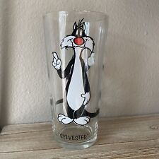 1973 Pepsi Collector Series Warner Bros Looney Tunes Glass Tumbler SYLVESTER picture