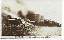 13/14/9/ 1922 GREECE TURKEY SMIRNE SMYRNA FIRE CATASTROPHE .REAL PHOTOCARD COVER picture