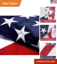 Elegant 420D Nylon American Flag - Large 6x10 Ft Patriotic Banner picture