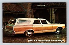 AMC Ambassador Station Wagon Automobile, Transportation, Vintage Postcard picture