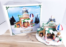 Christmas Santa's Town at the North Pole Post Office Building Village VTG Decor picture