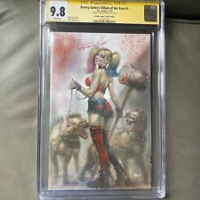 Harley Quinn's Villain of the Year #1 (Virgin) Signed by Lucio Parrillo CGC 9.8 picture