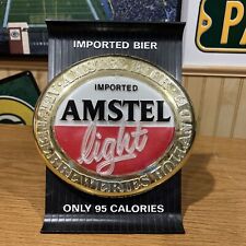 AMSTEL LIGHT IMPORTED BIER COUNTER / WALL PROMO DISPLAY IN EXCELLENT CONDITION picture