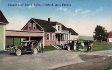 1937 Canaan Line Lunch Room Hereford Quebec Canada Postcard Vtg 9222 picture
