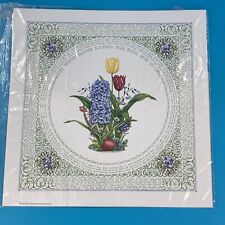 White House Floral Poster Easter Egg Roll 1878-1998 Susan Loy Tulips Calligraphy picture