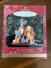 HALLMARK 1999 THE FAMILY PORTRAIT LADY AND THE TRAMP DISNEY ORNAMENT picture