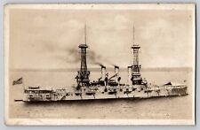 WW1 WWI The USS Kansas by N Moser NY RPPC Real Photo Postcard picture