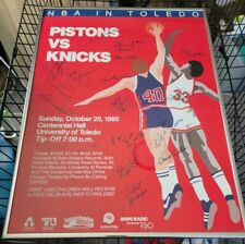 Patrick Ewing Signature And Others From 1985 New York Knicks Poster picture