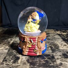 Disney Beauty and the Beast Musical Snow Globe 1991 Wonderland Cogsworth Lumiere picture