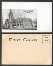 Old New Hampshire Postcard - Antrim - Presbyterian Church and Antrim Tavern picture