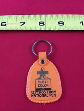 Vintage National Pen Keychain Fob Key Ring Hangtag  *QQ17 picture