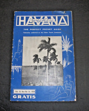 Vintage Havana Weekly Cuba Travel Guide 1939 - Cigar and Other Ads picture