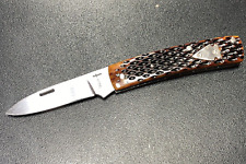 Raleigh Tabor Custom Knife W/ Jigged Bone Scales.  Near Mint 023 picture