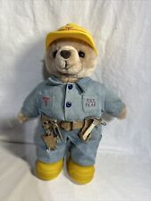 Vintage Tim Allen Tool Time Growling Plush Bear 90s Home Improvement Toy Plush picture