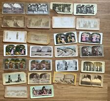 Antique Various Makers 26 Stereo View Stereoview Stereoscope Cards picture