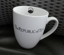 The Republic of Tea Coffee Mug Tea Cup, Sip By Sip, Porcelain, EUC picture