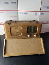 Vintage 1941  Zenith Portable Tube Radio 6G501M Tested And Works Restoration? picture