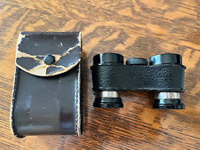 Vintage Trojan Made in USA Opera Glasses Mini Binoculars Original Case picture