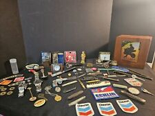 Vtg Old Junk Drawer Lot Knife Pocket Watch Fob Lapel Pin collectible items picture
