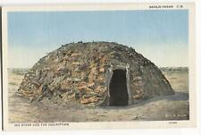 Postcard Native American Navajo Hogan  picture