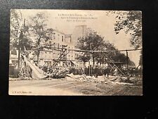 Mint France RPPC Zeppelin Postcard Le Pax Rose Too Soon Exploded Over Paris picture